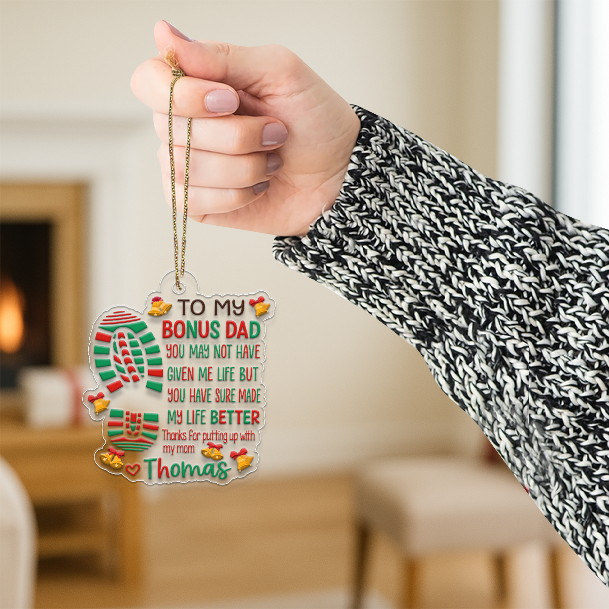 Custom Name To My Bonus Dad