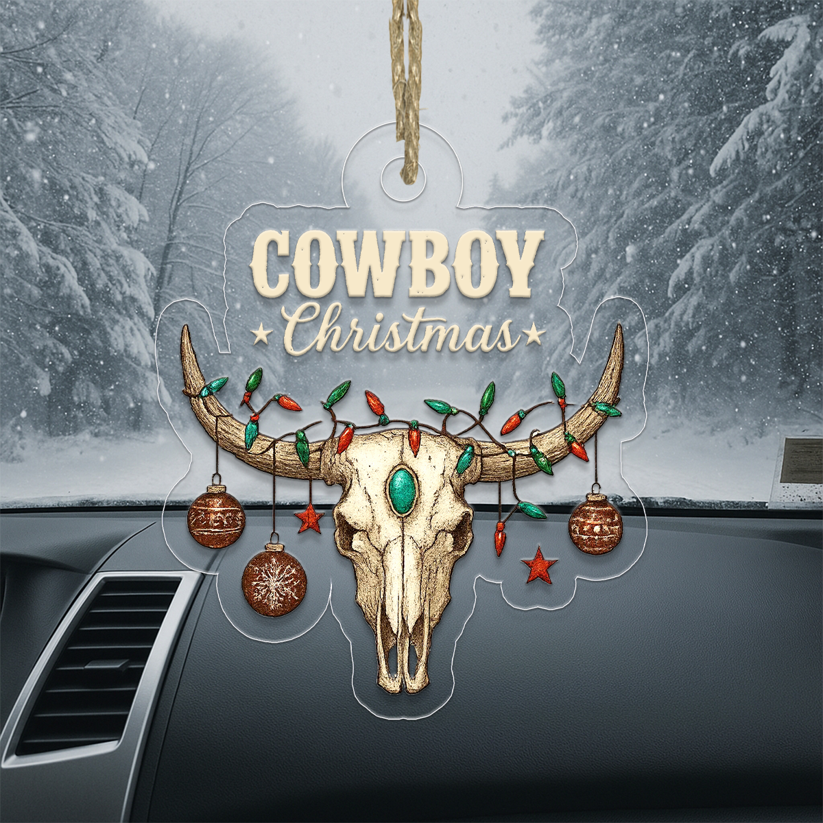 Custom Name Cowboy Christmas