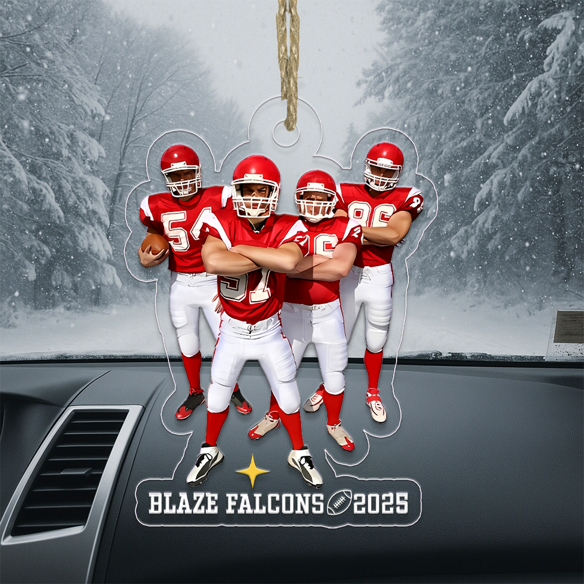 Custom Photo Football Team For Sport Gift