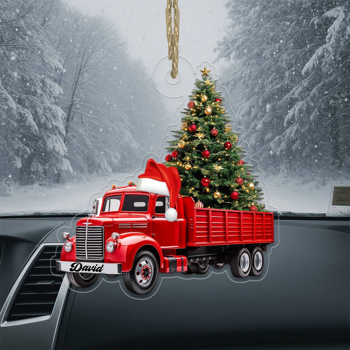 Custom Name Trucker Xmas 2025
