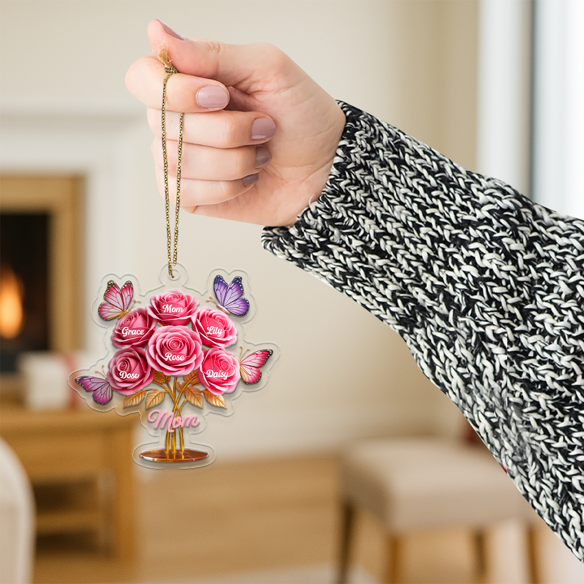 Personalized Butterfly Acrylic Ornament
