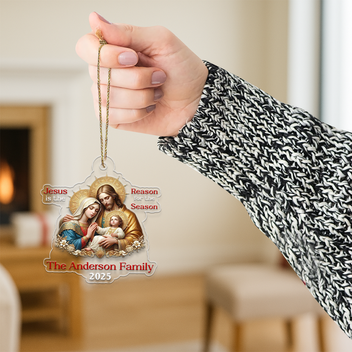 Custom Name Jesus Family