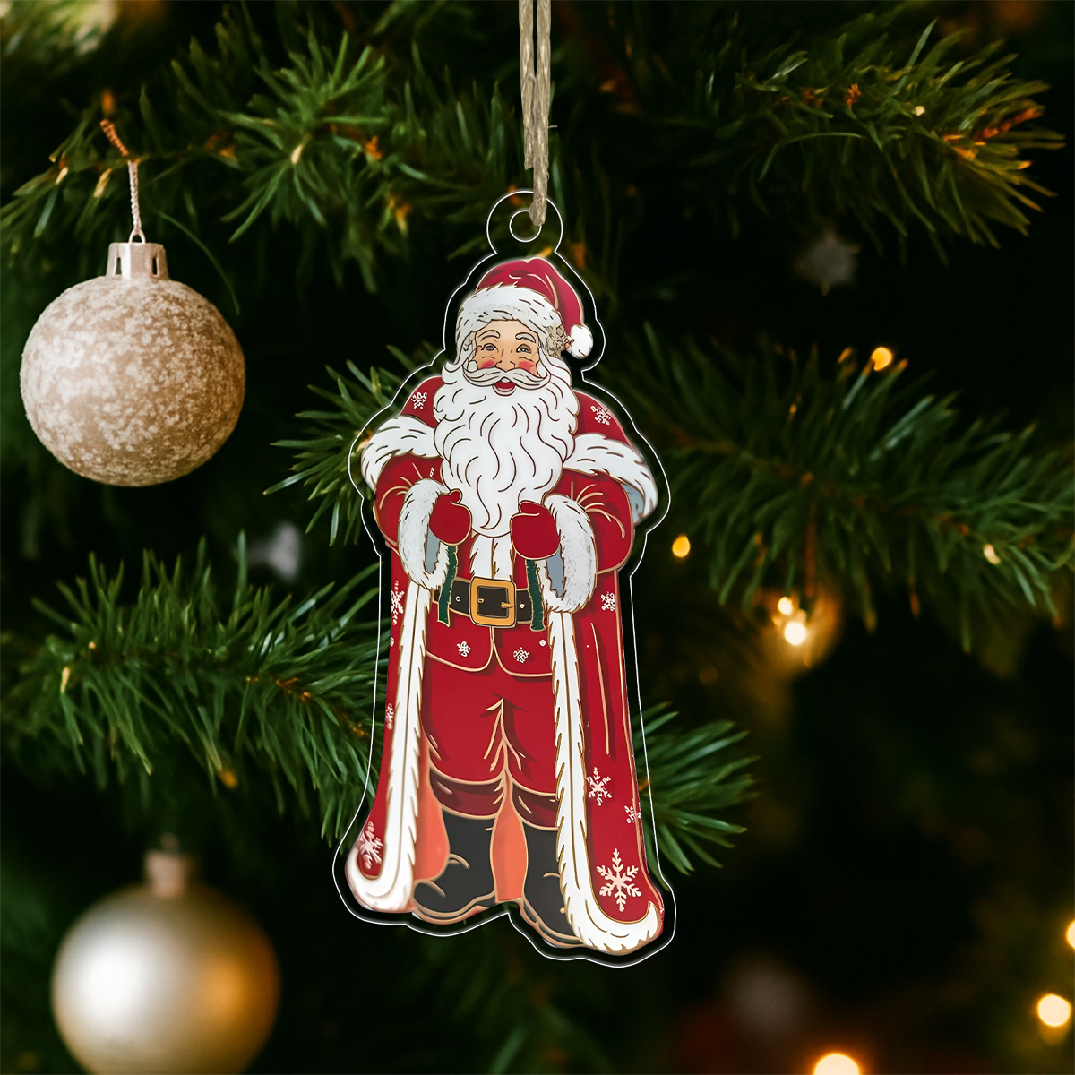 Santa Claus With Parol