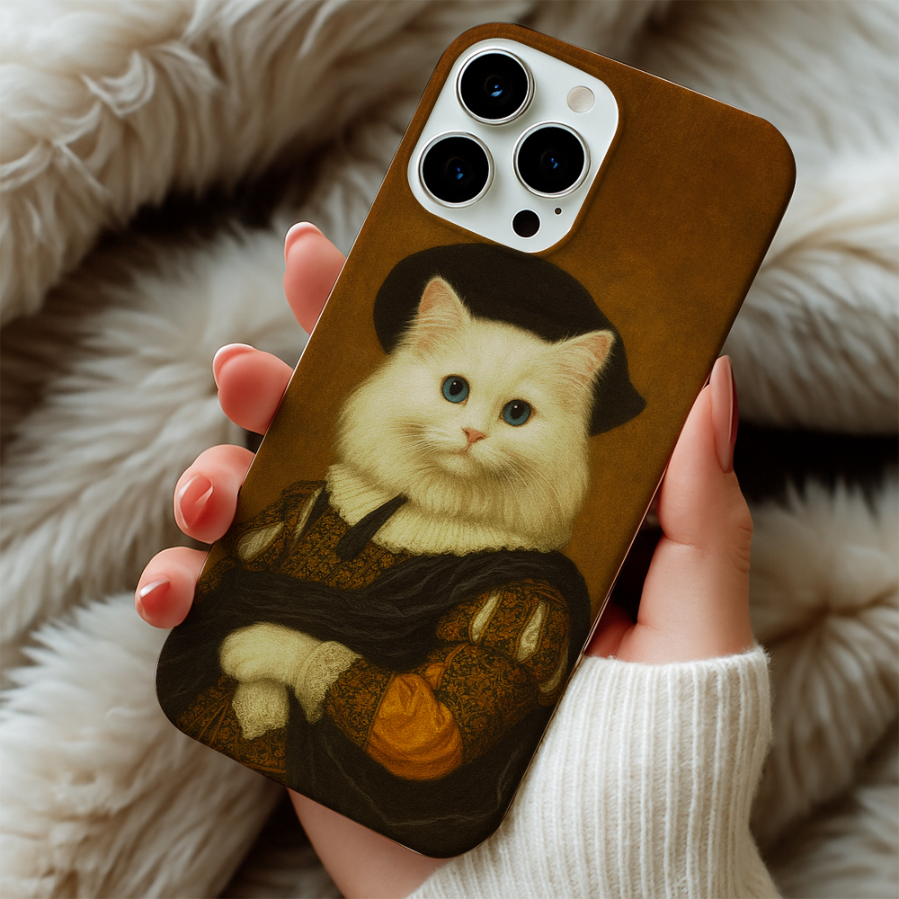 Custom Photo Royal Cat Phone Case Cat Lover Gifts