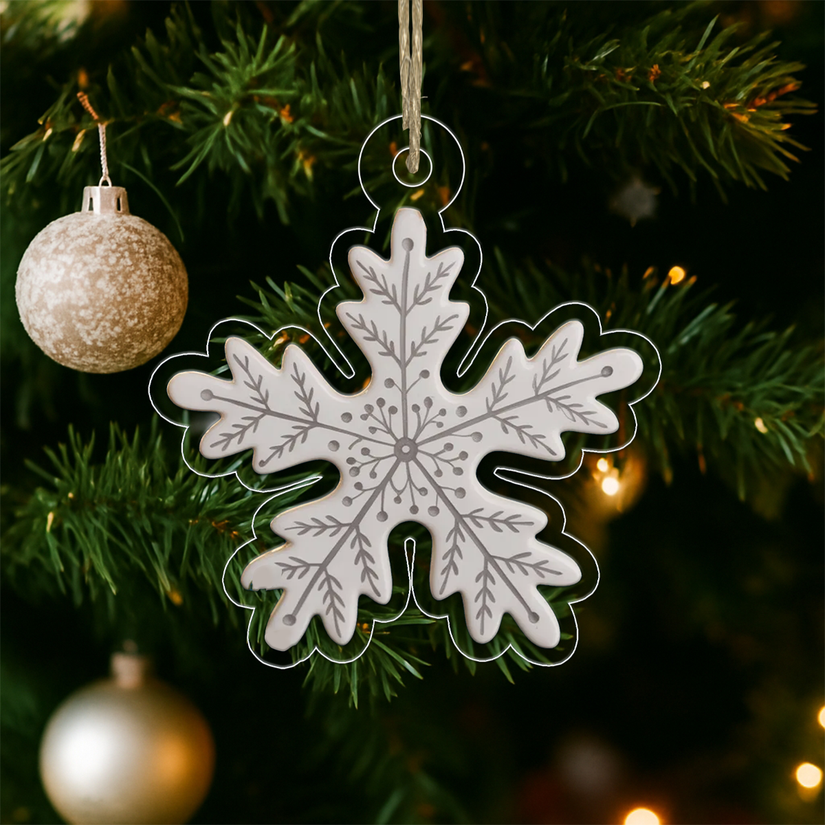 Personalized Christmas Snowflake