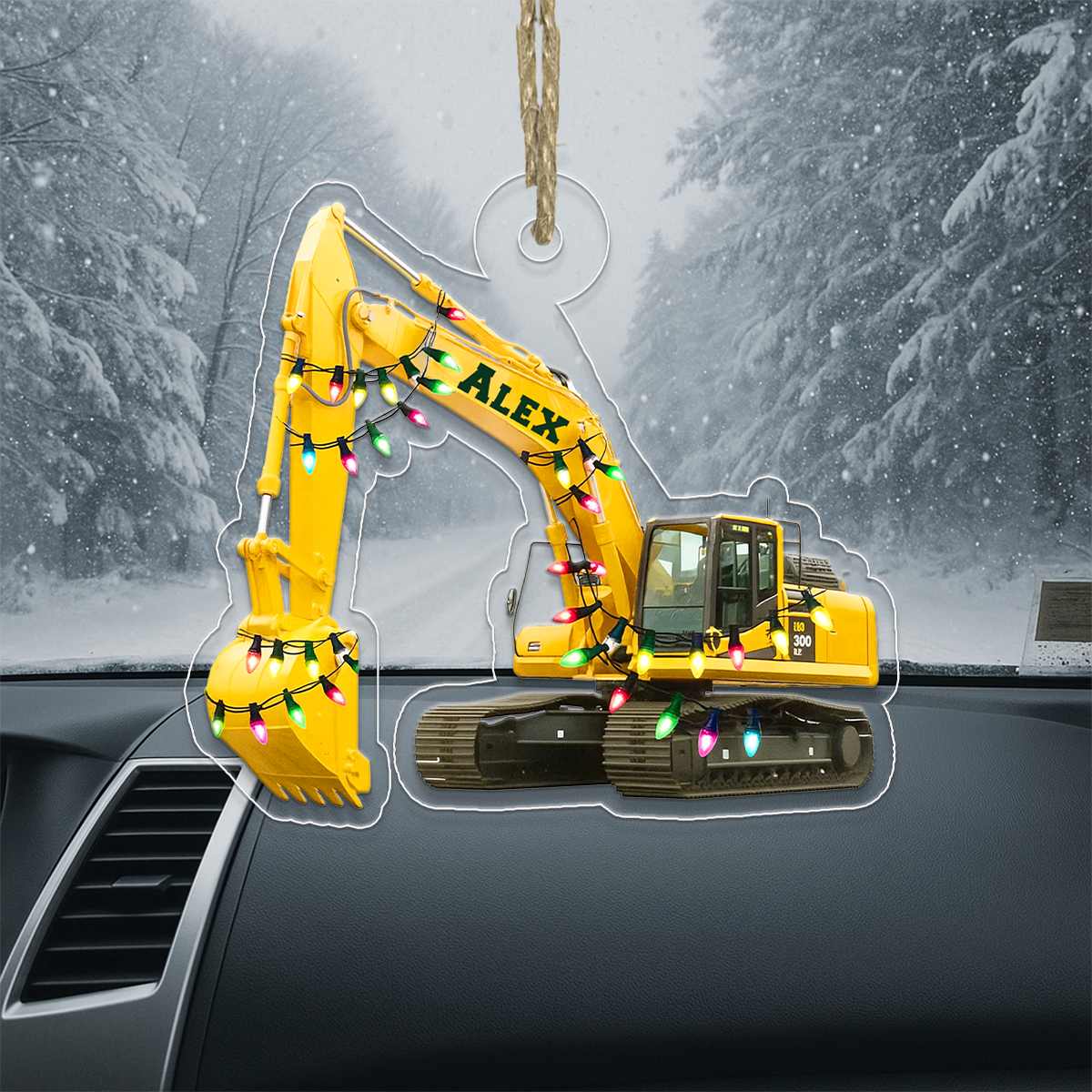 Custom Name Excavator Vehicle