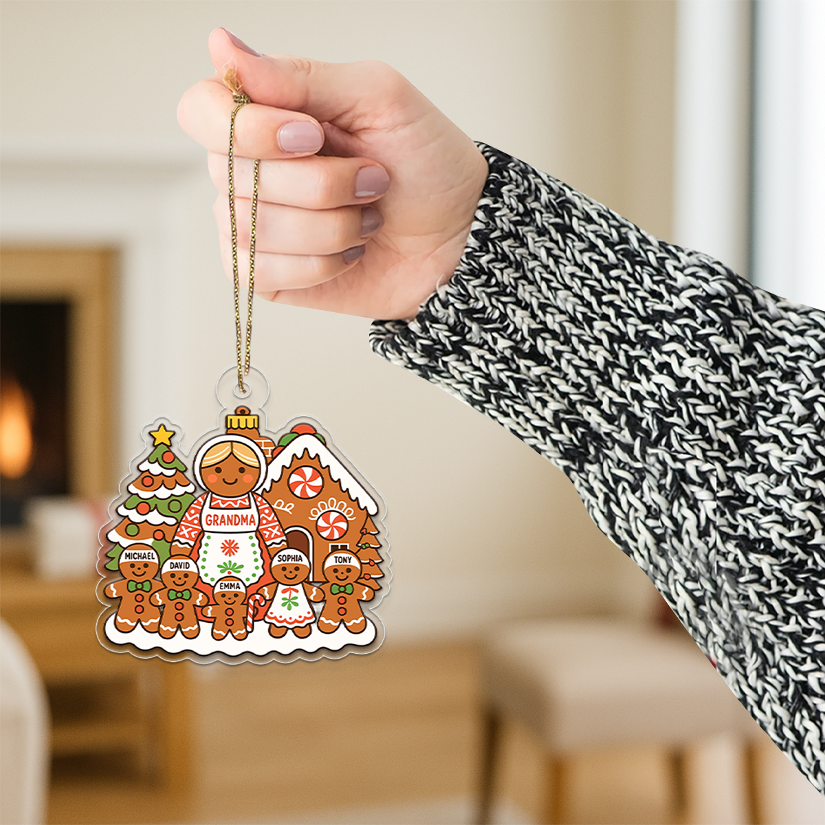 Custom family ornament