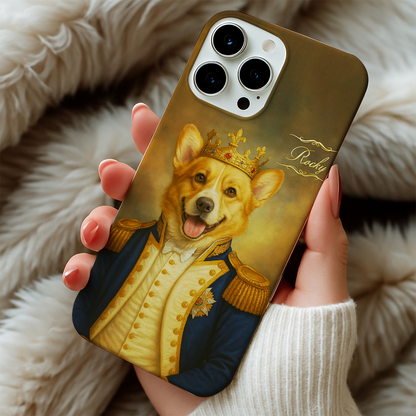 Custom Photo Great Captain Dog Phone Case Gift For Dog Lovers