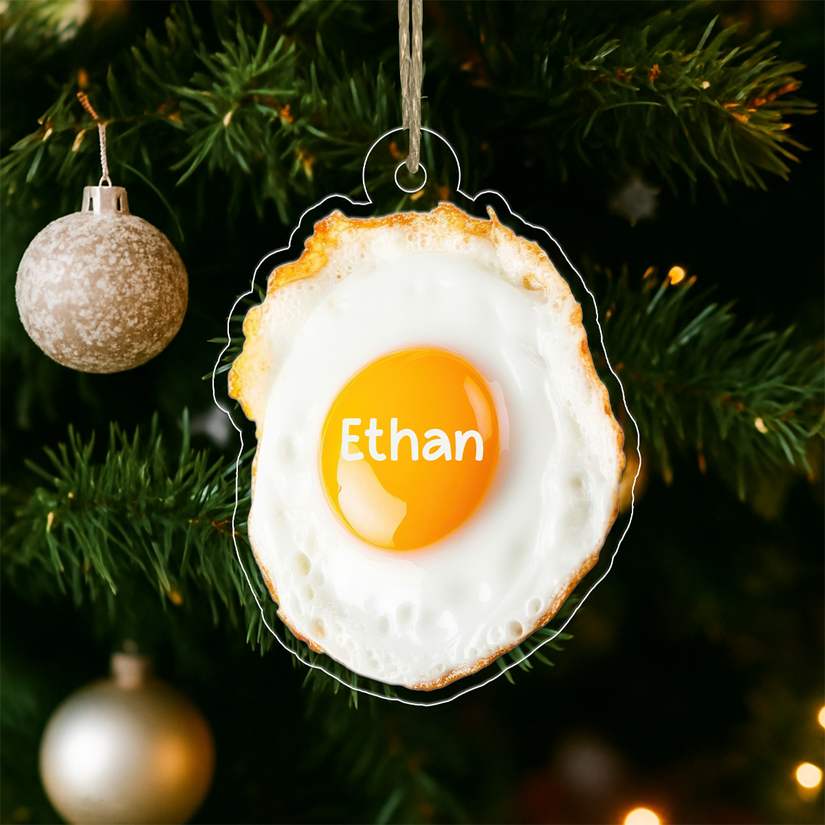 Custom Name Fried Egg