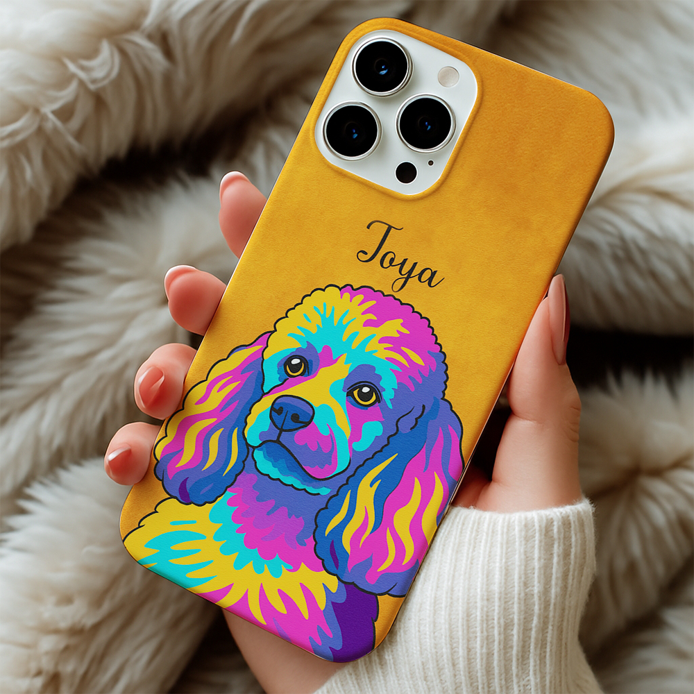 Custom Photo Minimalist Dog Phone Case Gift For Dog Lovers