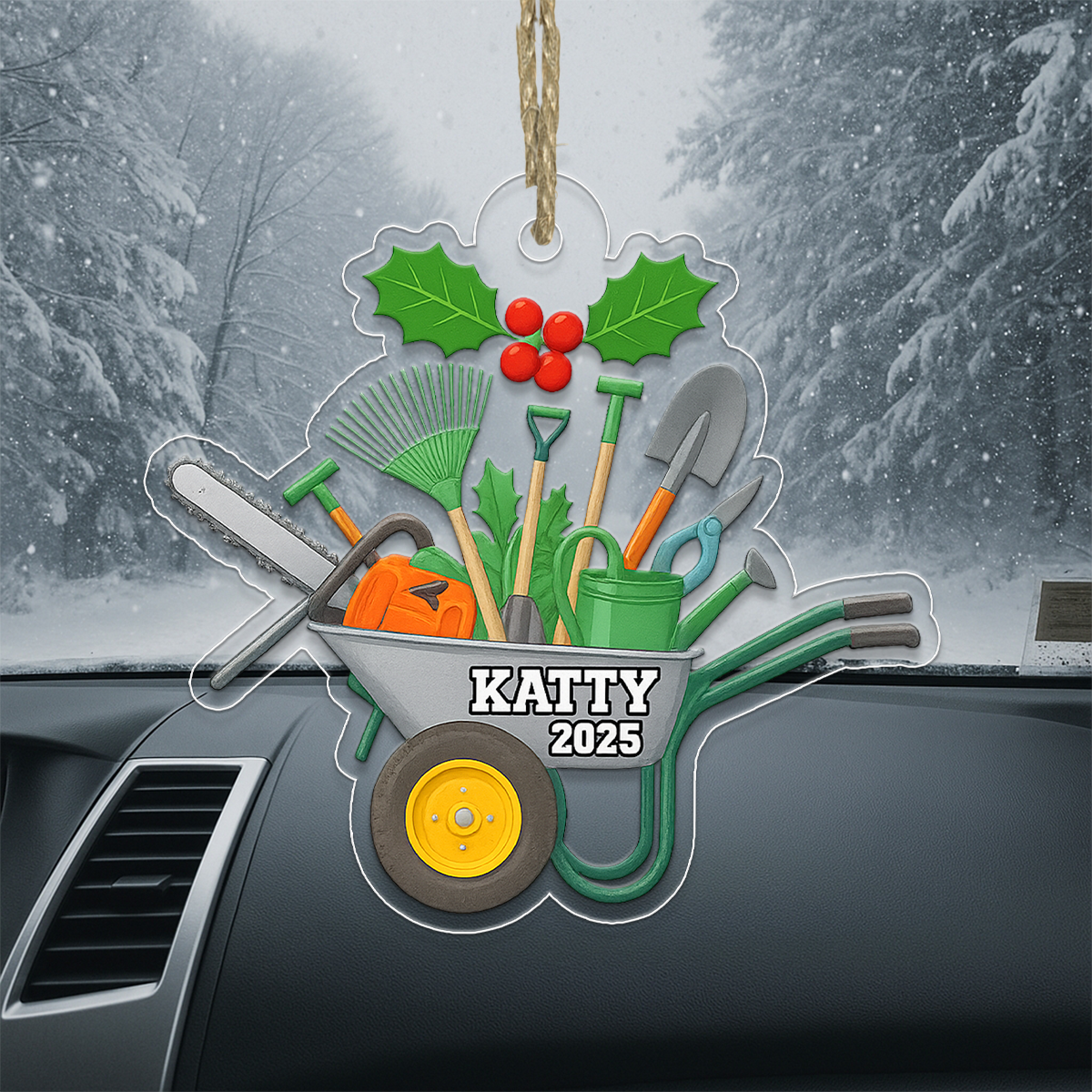 Custom Name Gardening Christmas,  Garden Uniform Tools