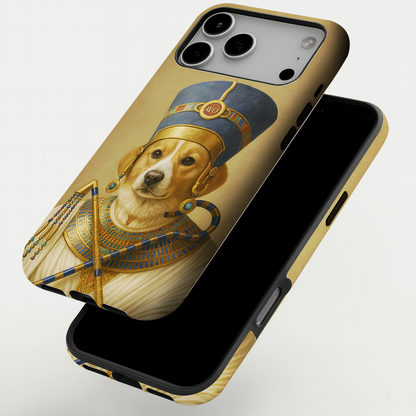 Custom Photo Egyptian Queen Dog Phone Case Gift For Dog Lover