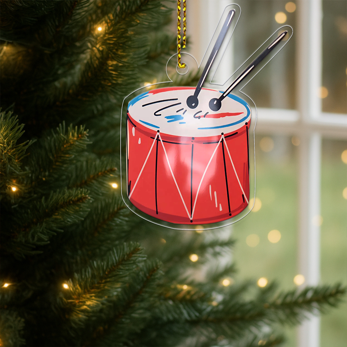 Drum Acrylic Ornament