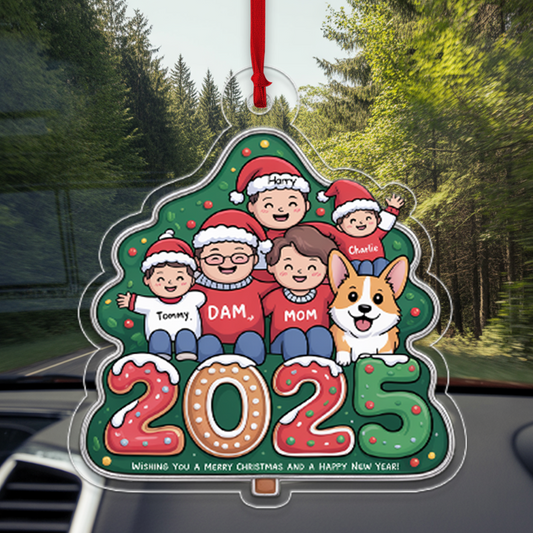 Making Memories Christmas Time - Family Personalized Custom Ornament