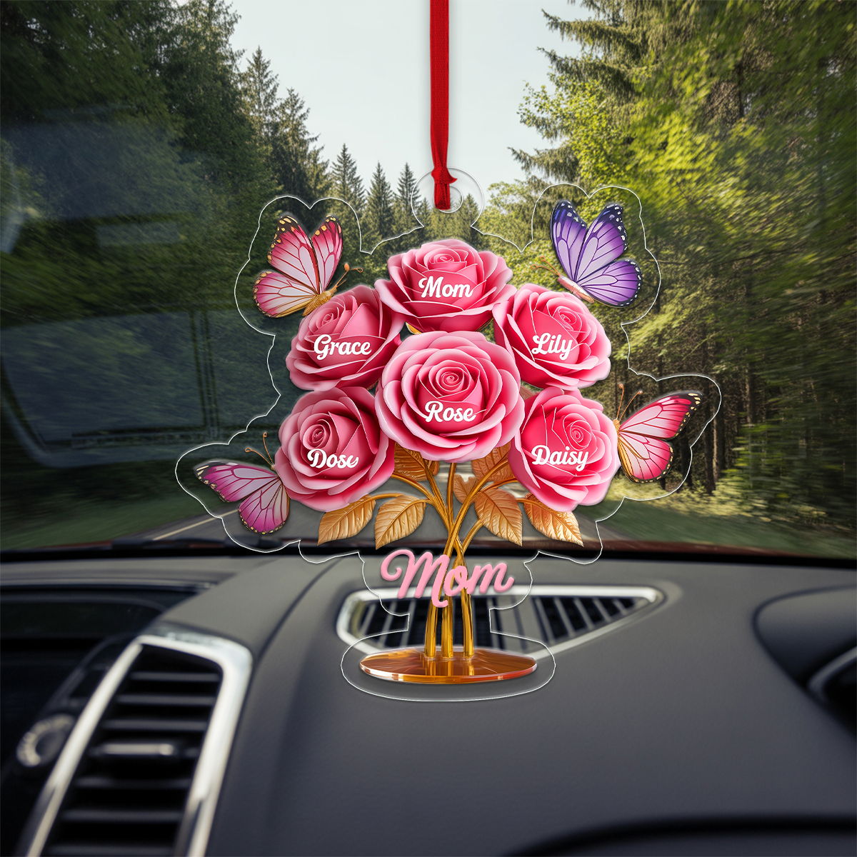 Personalized Butterfly Acrylic Ornament