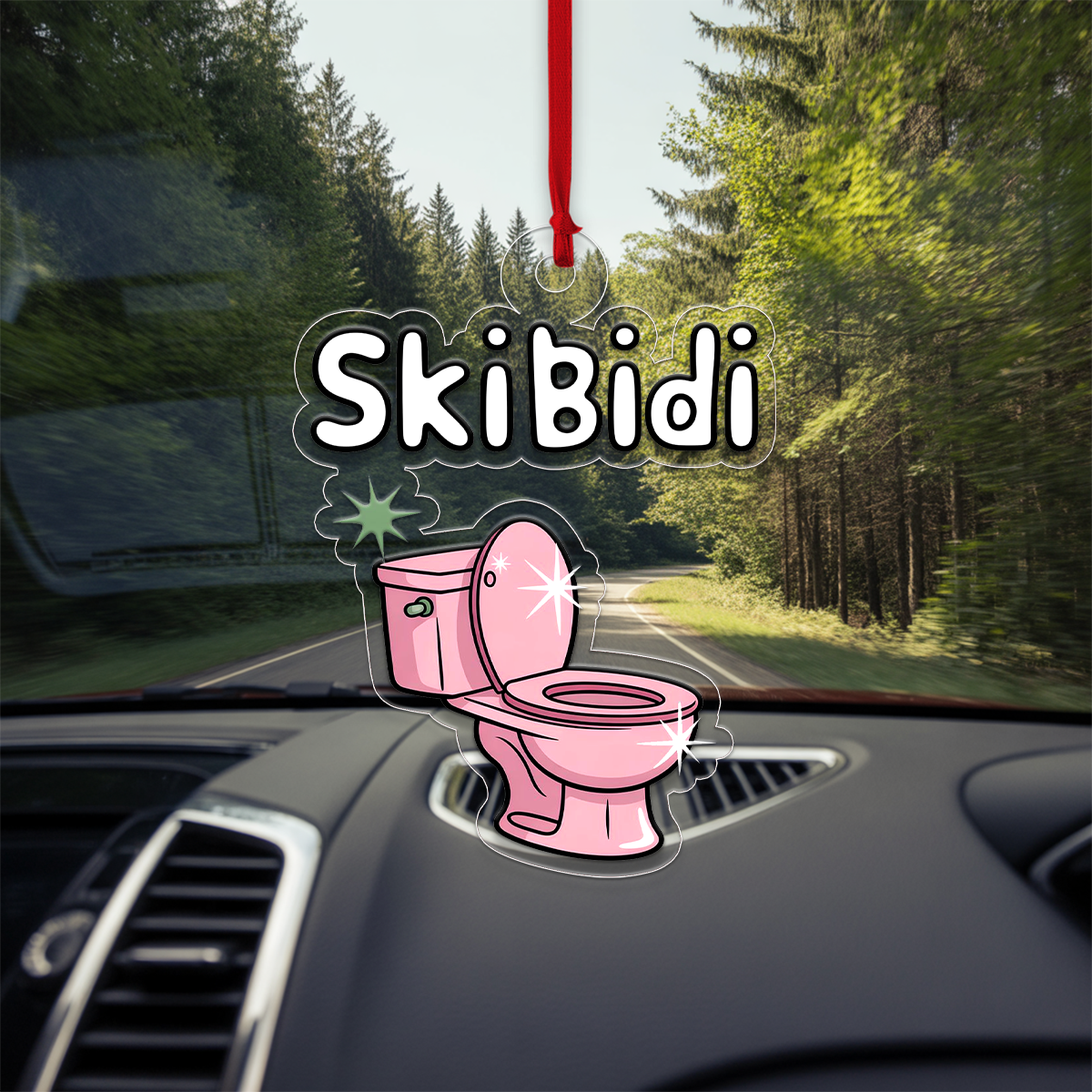 Personalized Skibidi Toilet Ornament, Custom Funny Toilet Christmas Ornament, Meme Ornament, Gag Gift for Teen Kids, Holiday Decoration