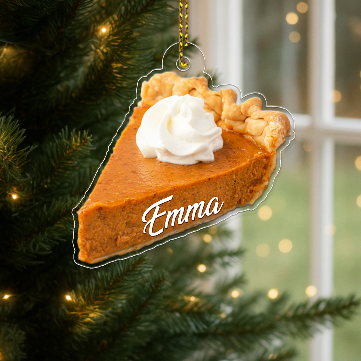 Pumpkin Pie Fall Gift Acrylic Ornament Christmas Gift