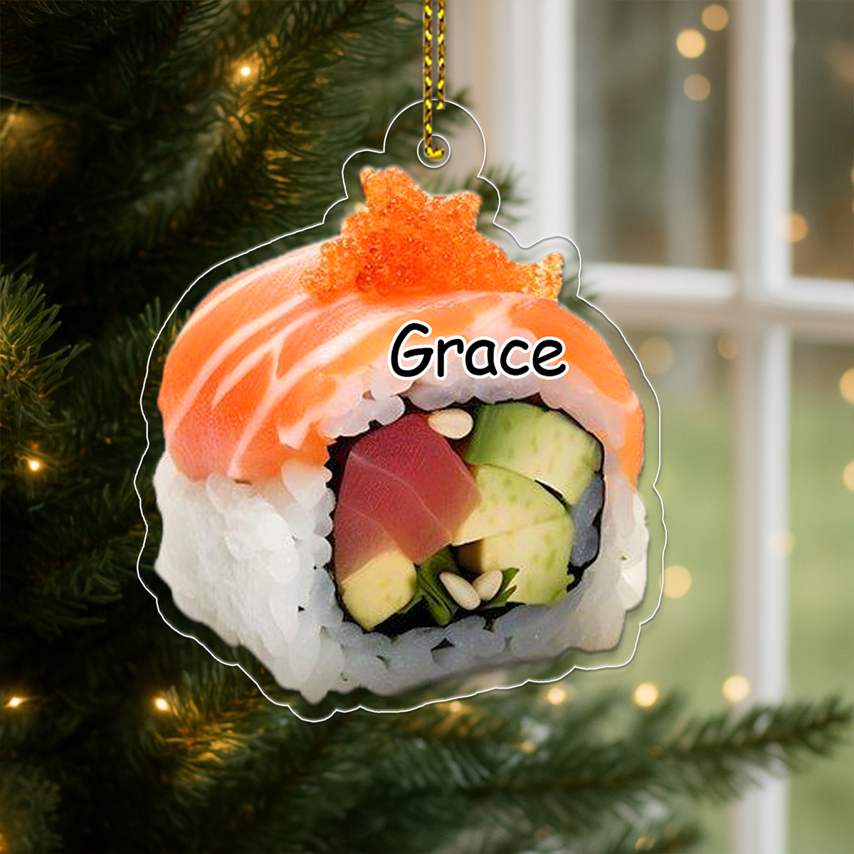 Custom Name Sushi Christmas 3