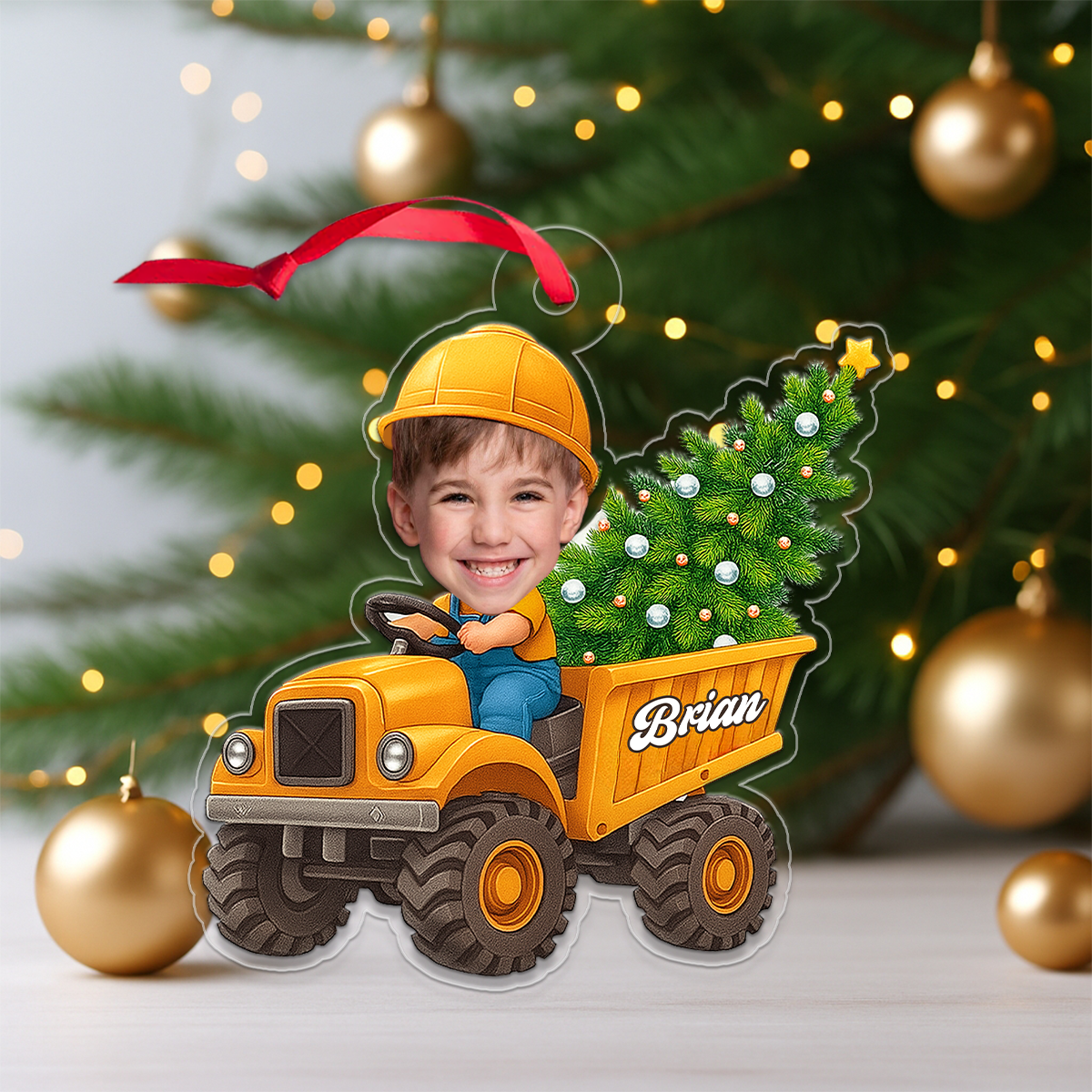 Custom Photo Truck Christmas, Child's Truck