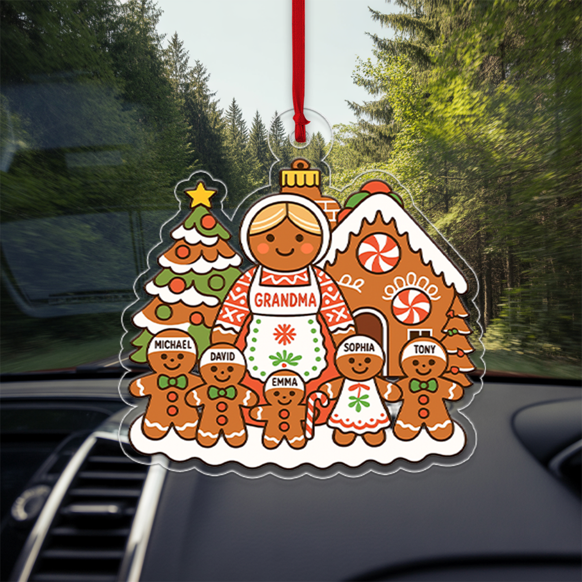 Custom family ornament