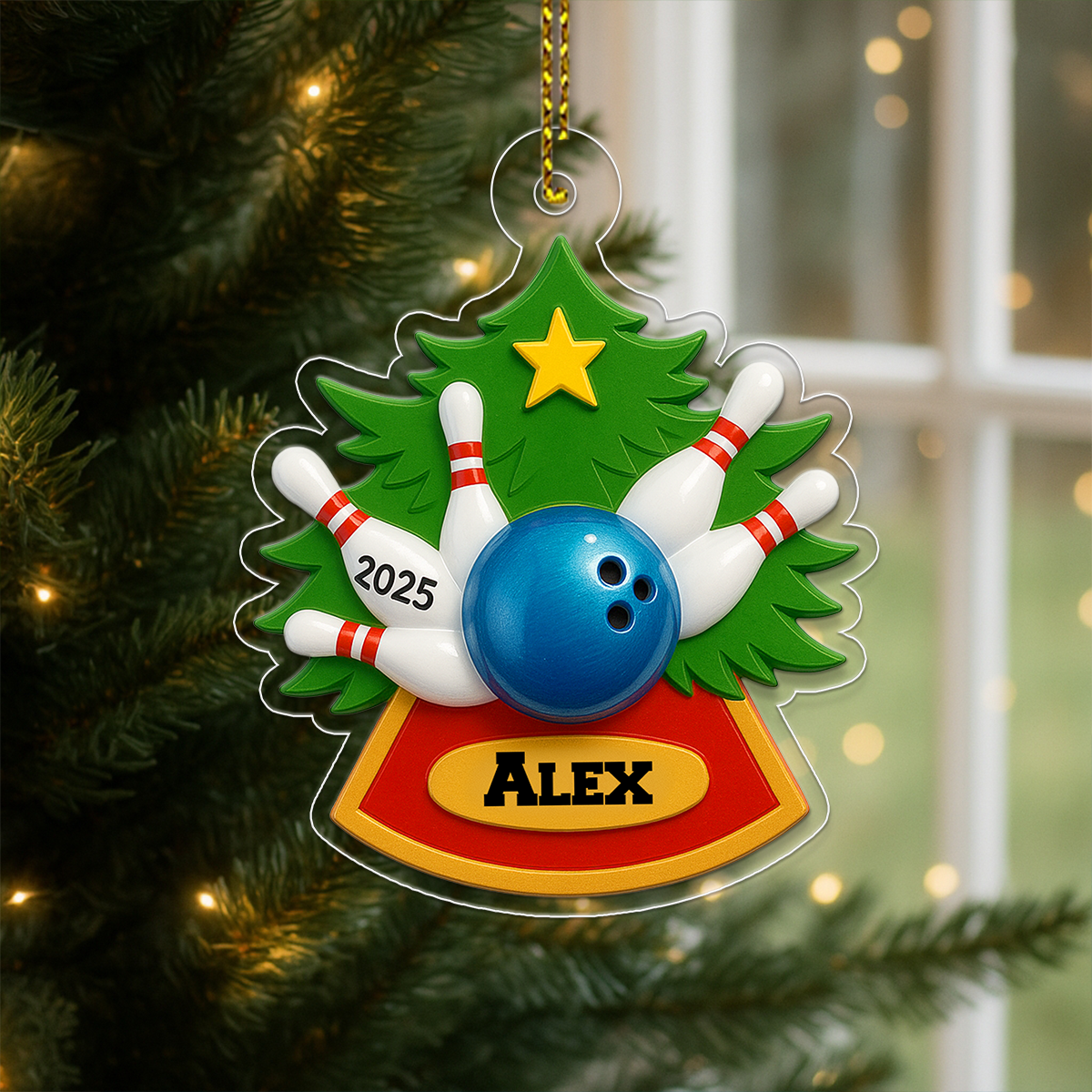 Custom Name Bowling Christmas 2025