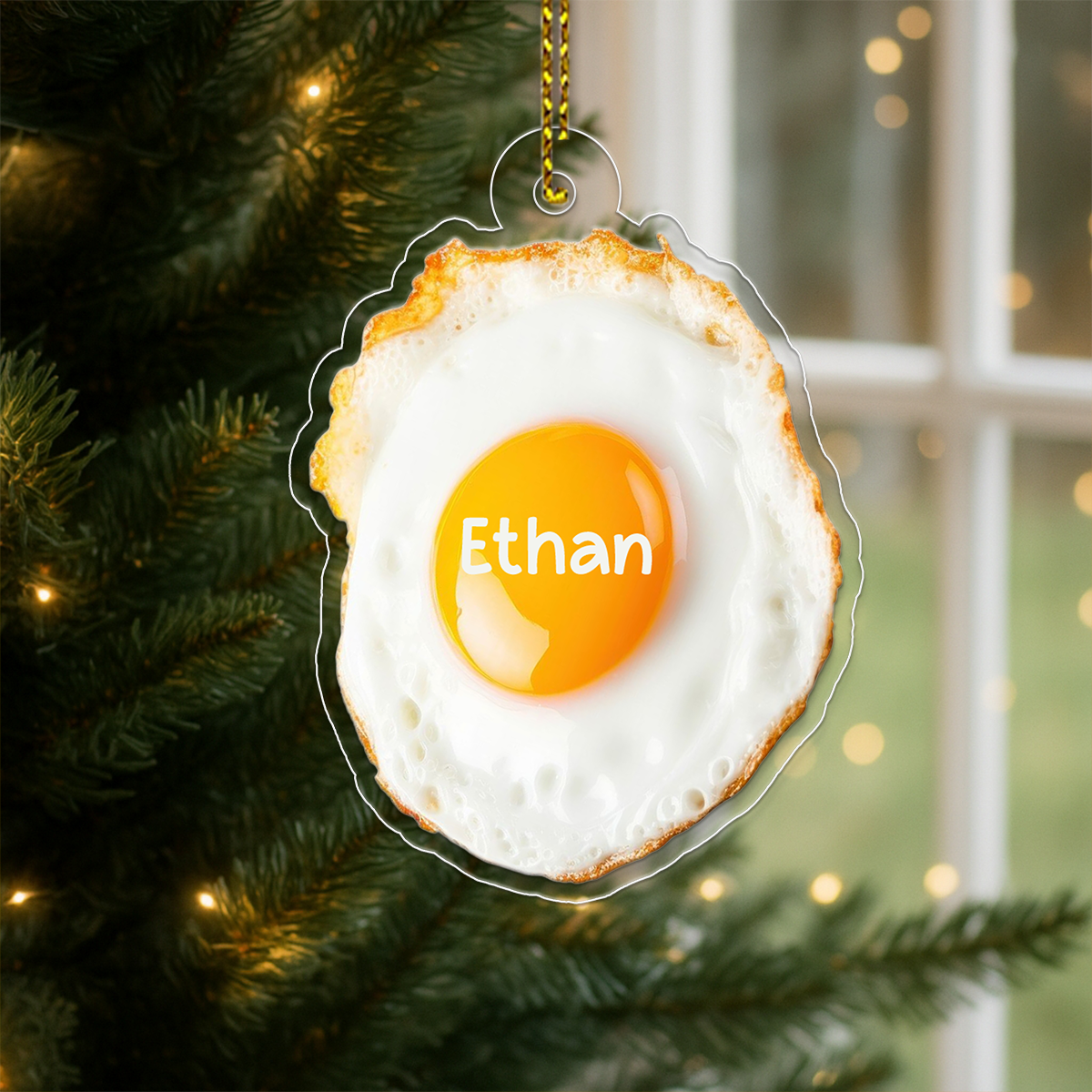 Custom Name Fried Egg