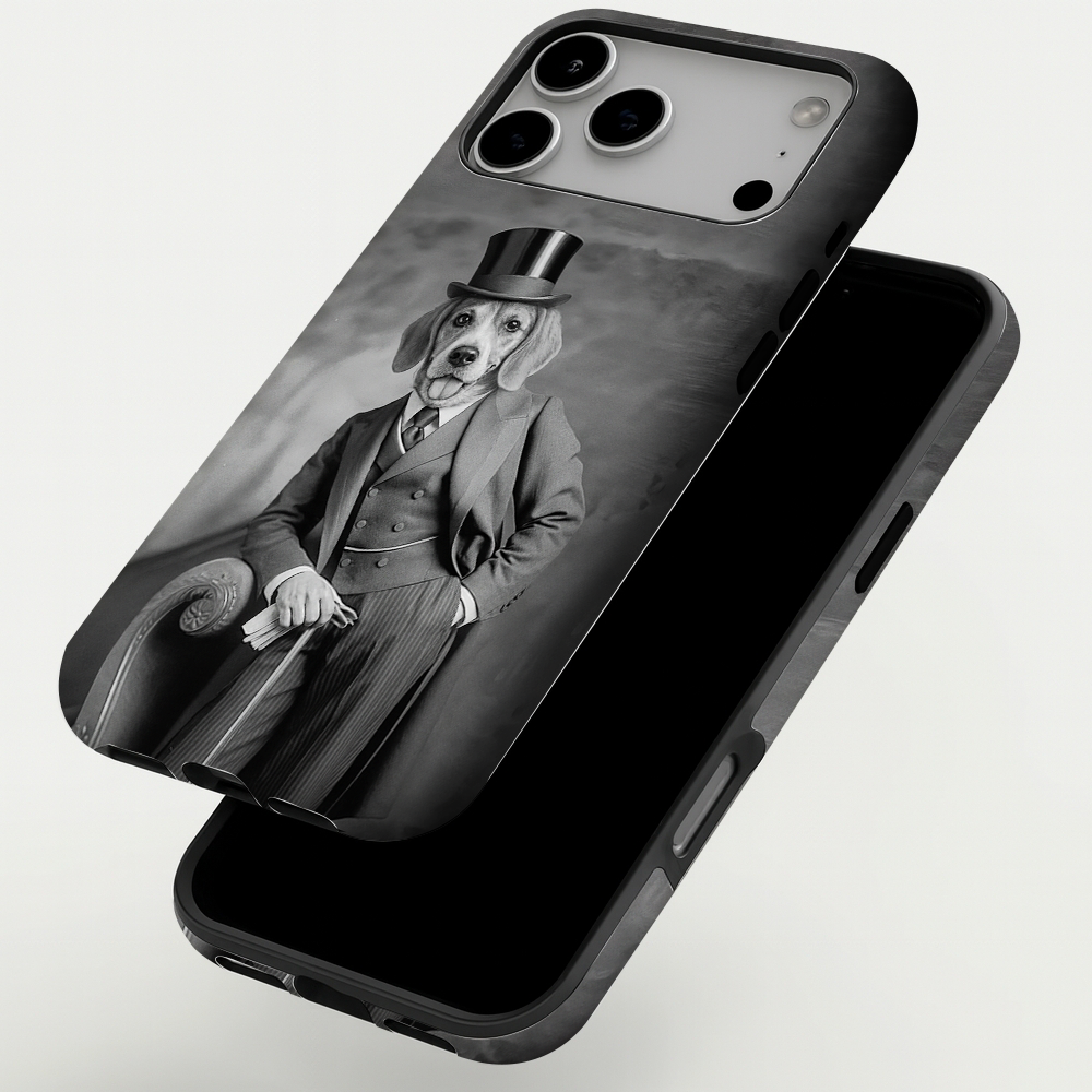 Custom Photo Gentleman Dog  Gift For Dog Lovers