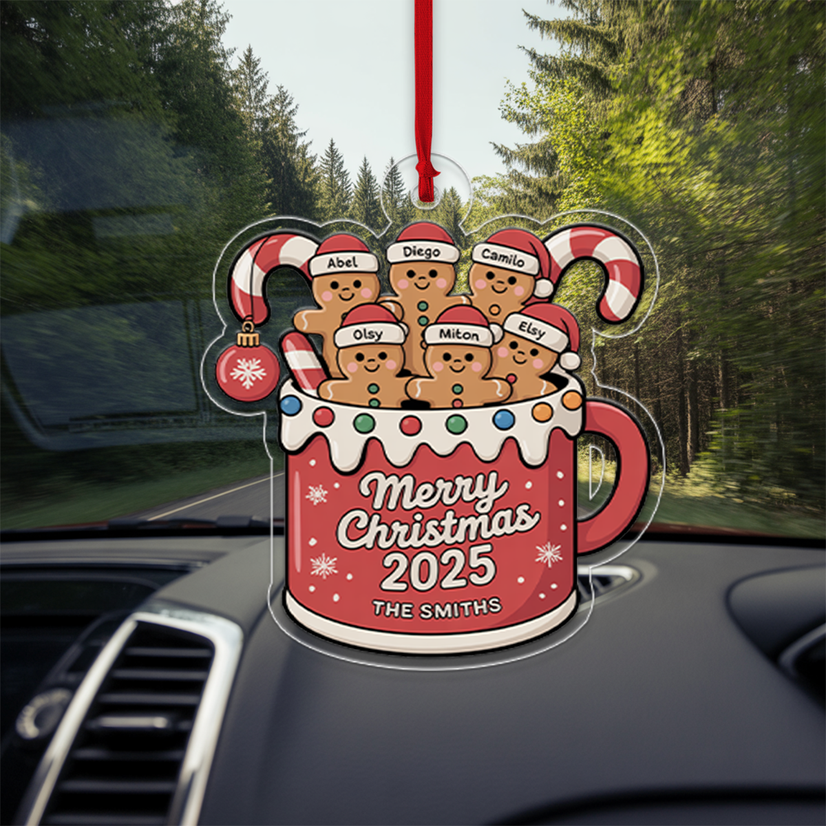 Personalized Ginger Bread Christmas Ornament