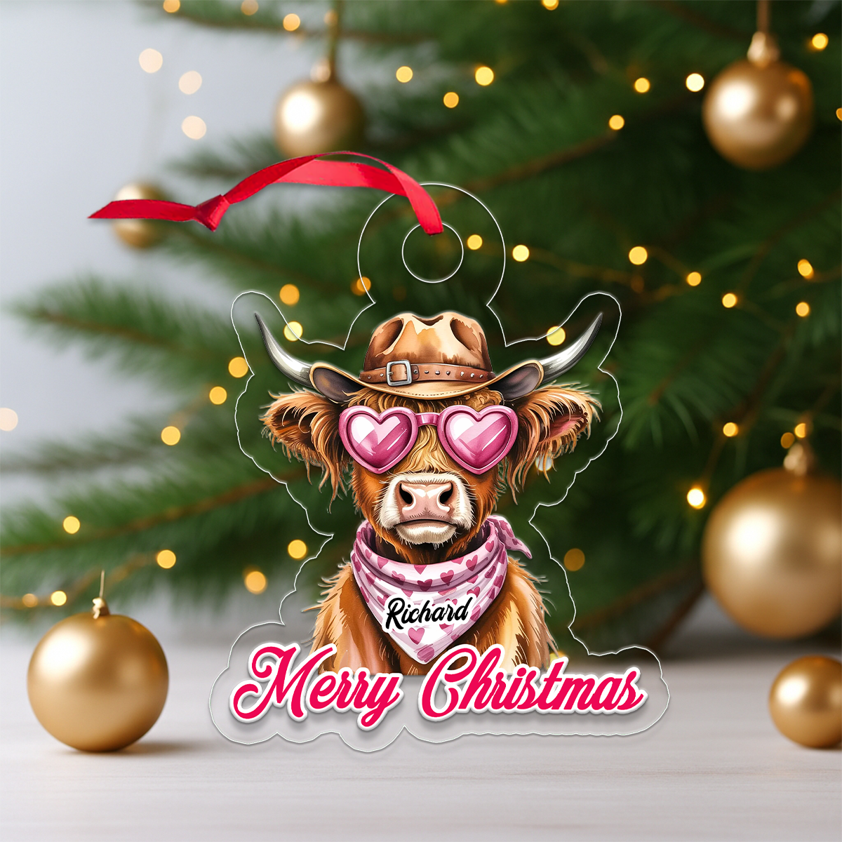 Custom Name Highland For Cowgirl