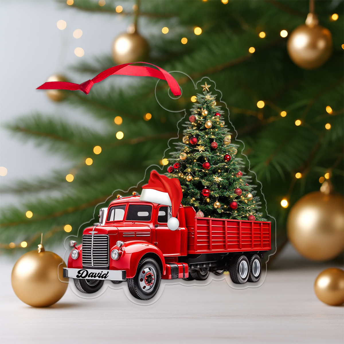 Custom Name Trucker Xmas 2025