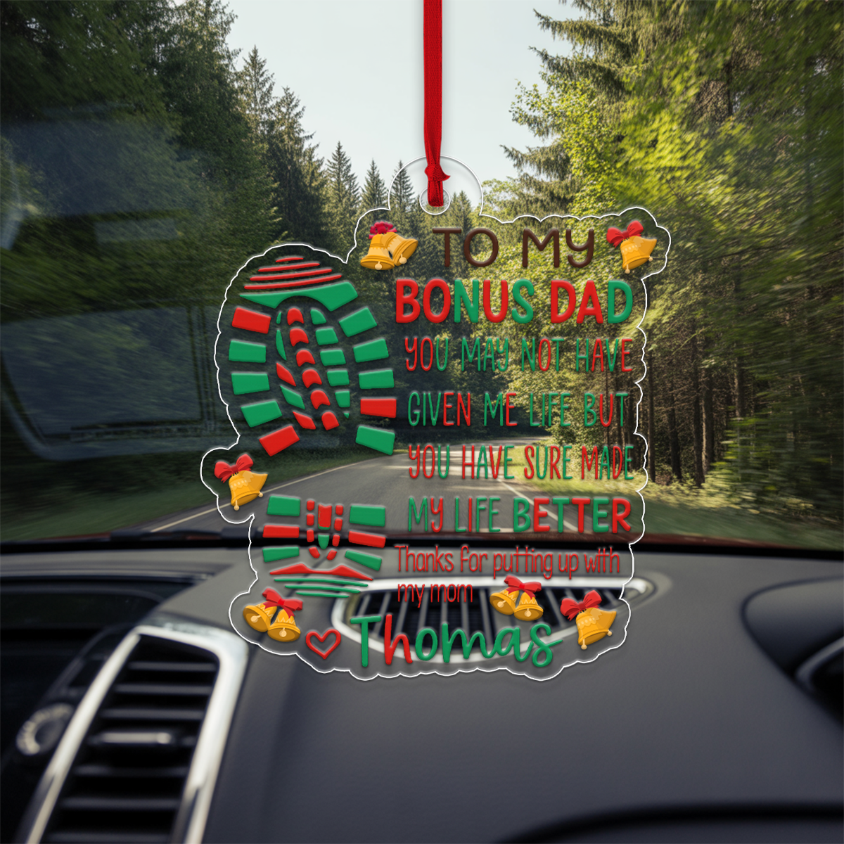 Custom Name To My Bonus Dad