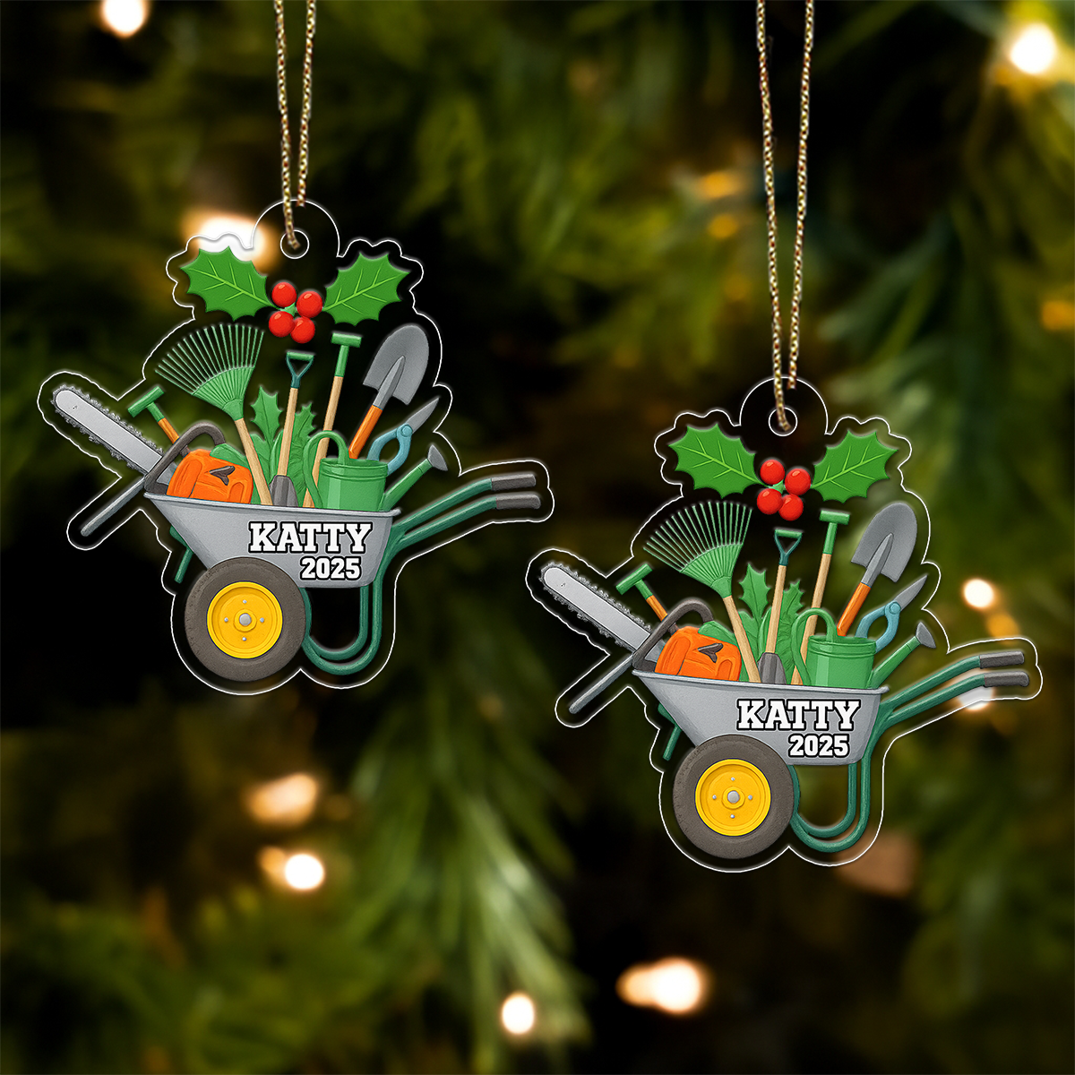 Custom Name Gardening Christmas,  Garden Uniform Tools