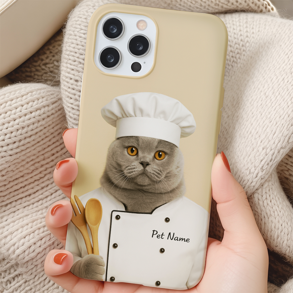 Custom Photo Cat Chef For Cat Lover