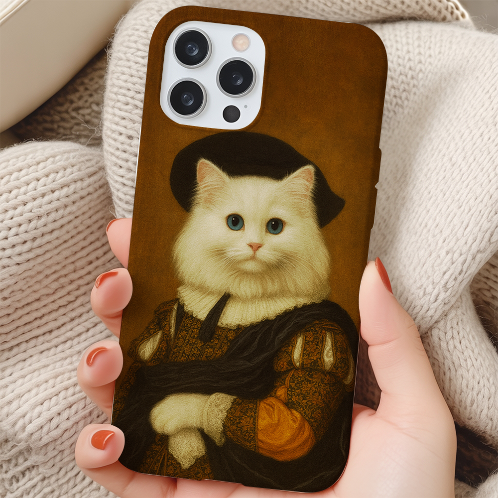 Custom Photo Royal Cat Phone Case Cat Lover Gifts