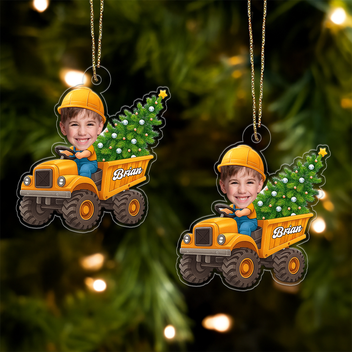 Custom Photo Truck Christmas, Child's Truck