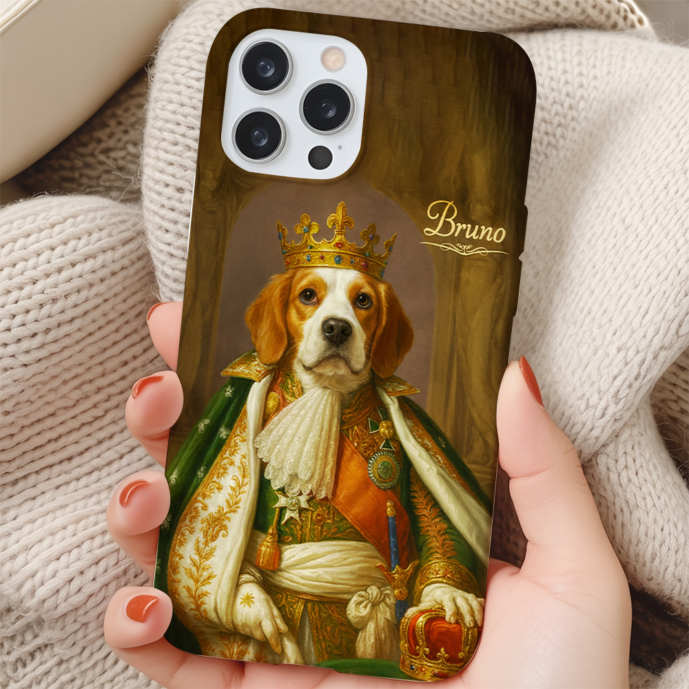 Custom Photo Napoleon Dog Phone Case Gift For Dog Lovers