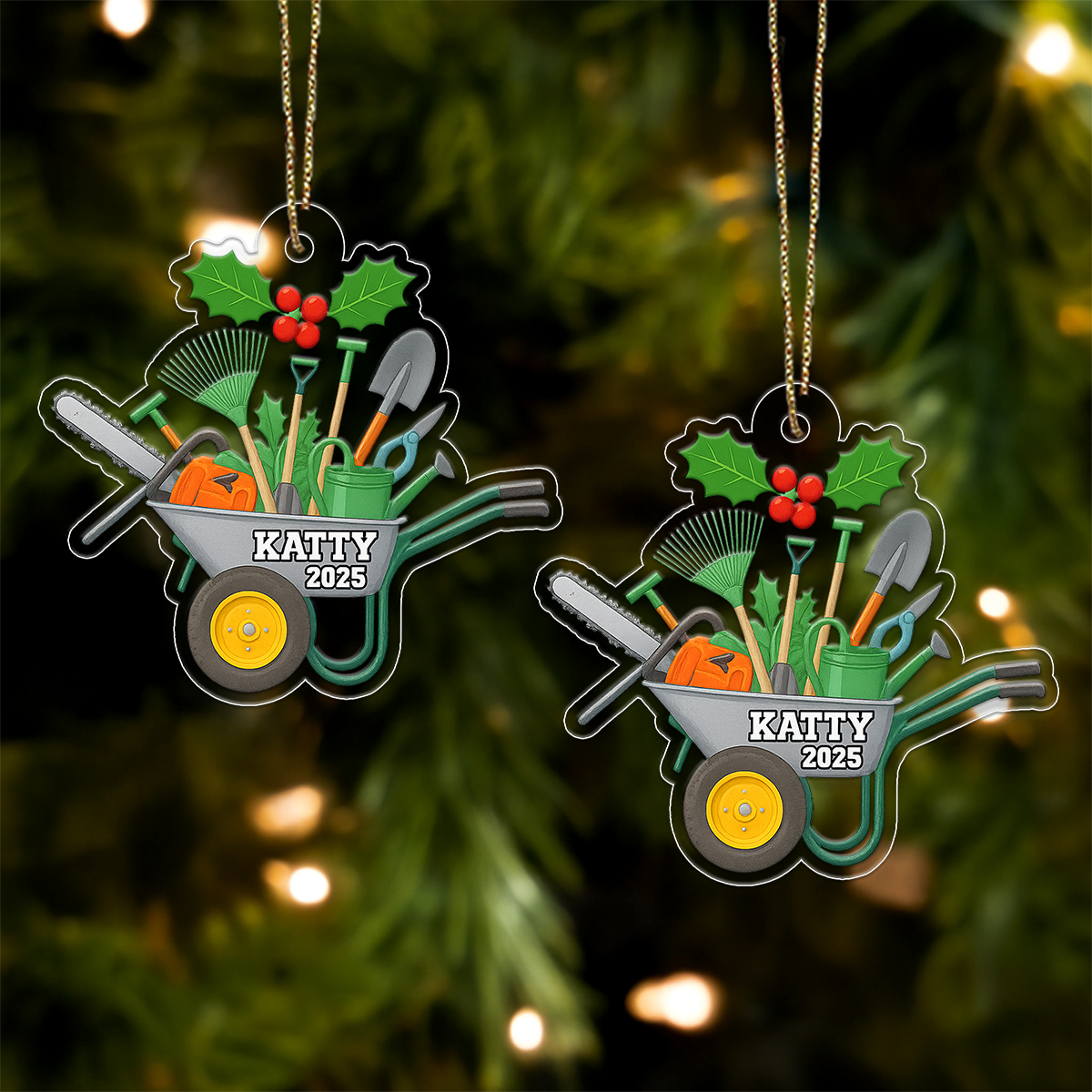 Custom Name Gardening Christmas,  Garden Uniform Tools