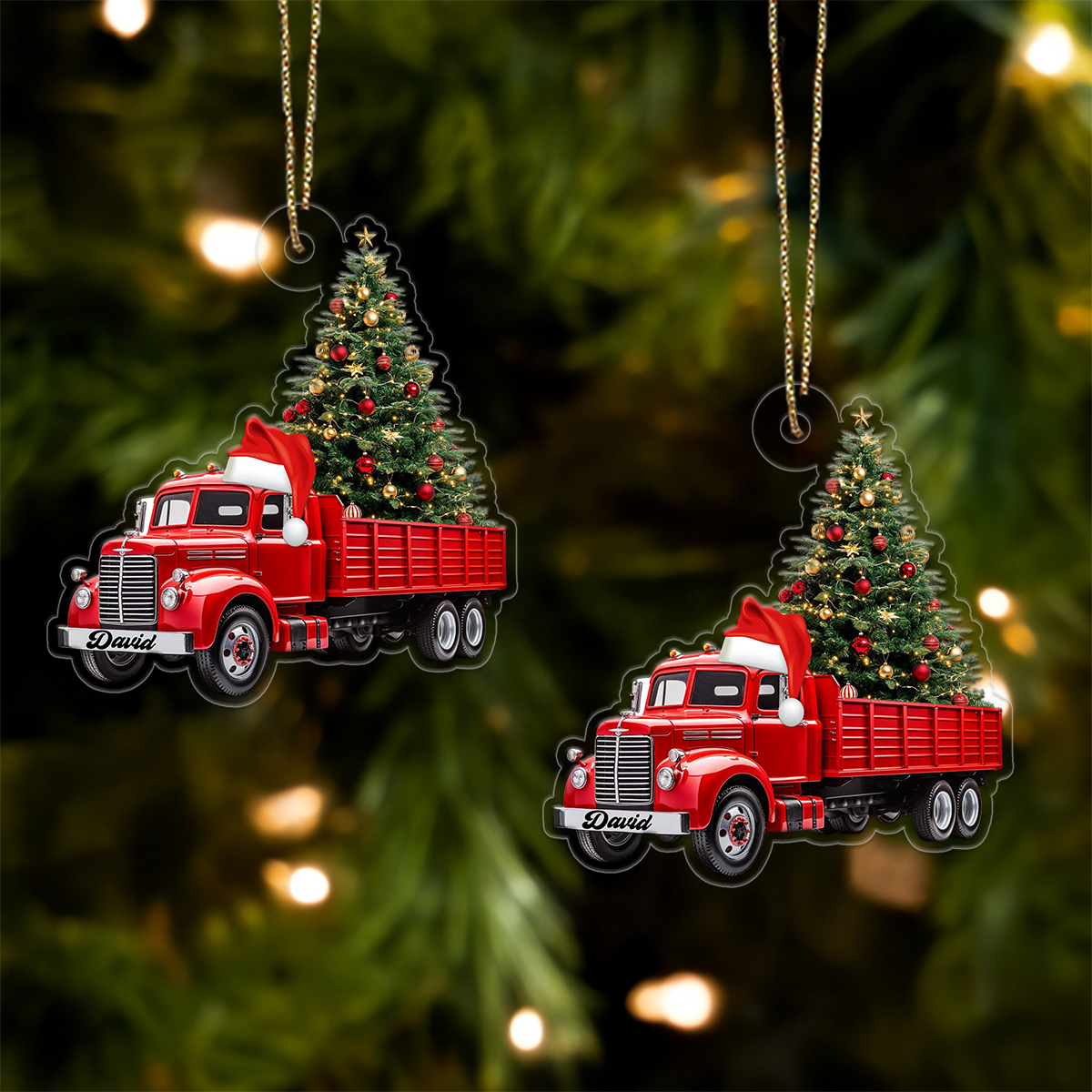 Custom Name Trucker Xmas 2025