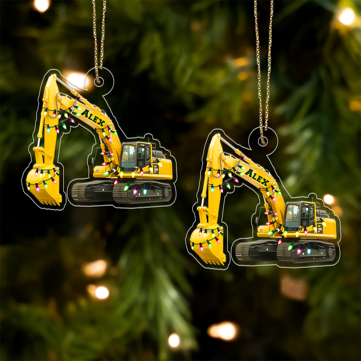 Custom Name Excavator Vehicle