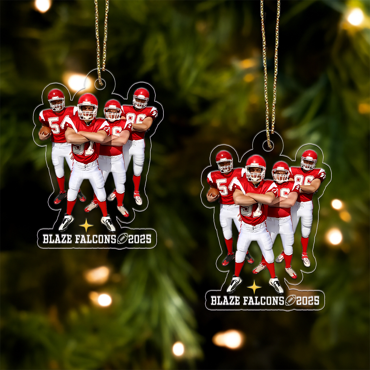 Custom Photo Football Team For Sport Gift