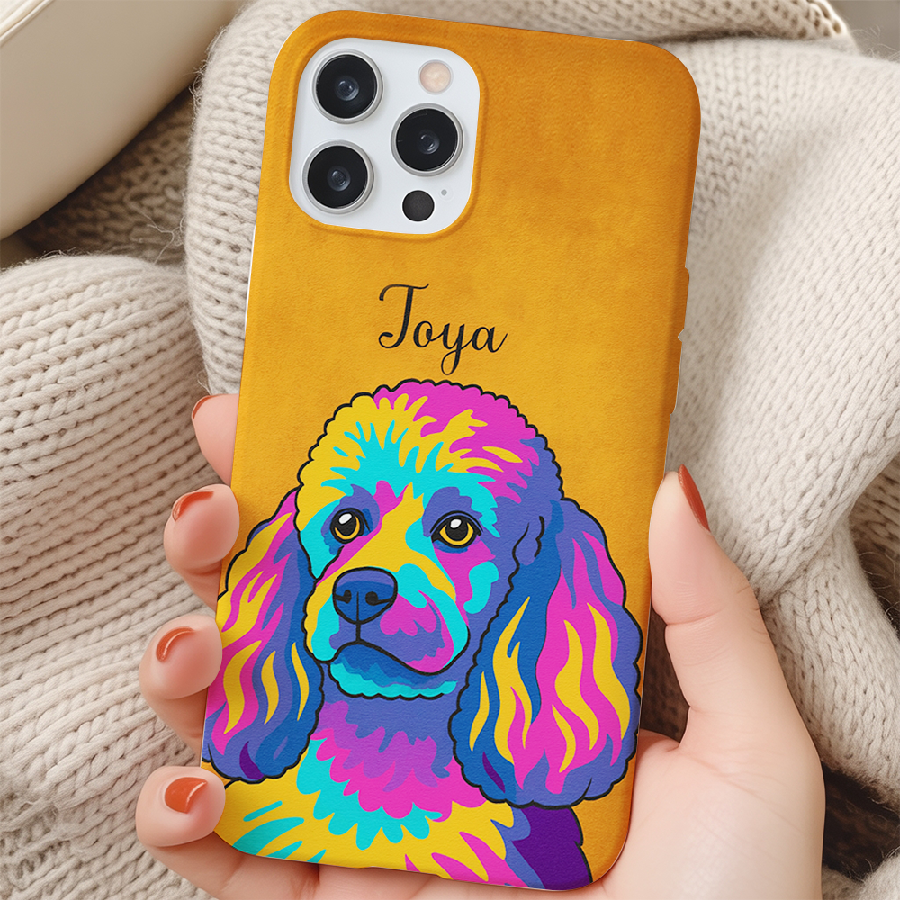 Custom Photo Minimalist Dog Phone Case Gift For Dog Lovers