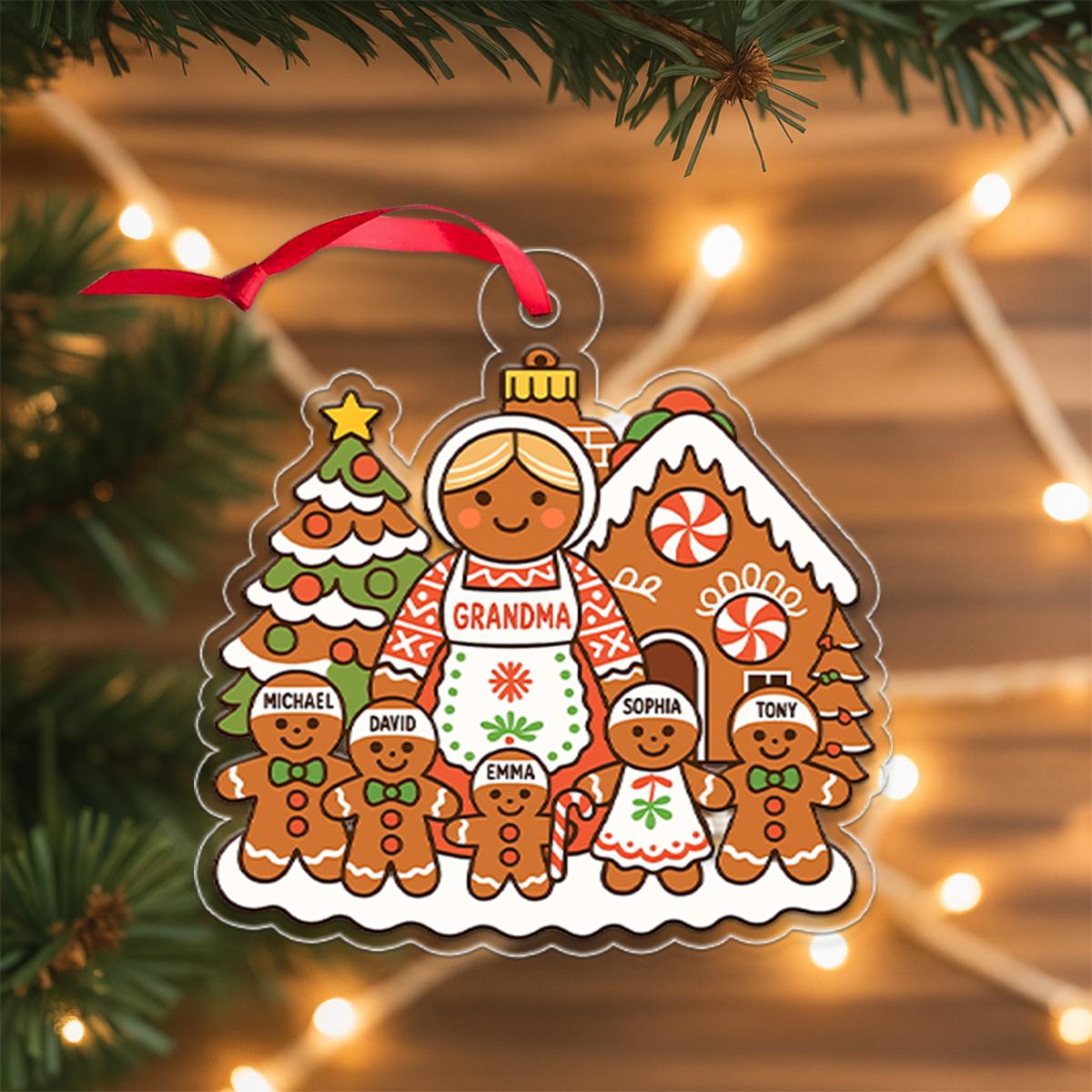Custom family ornament