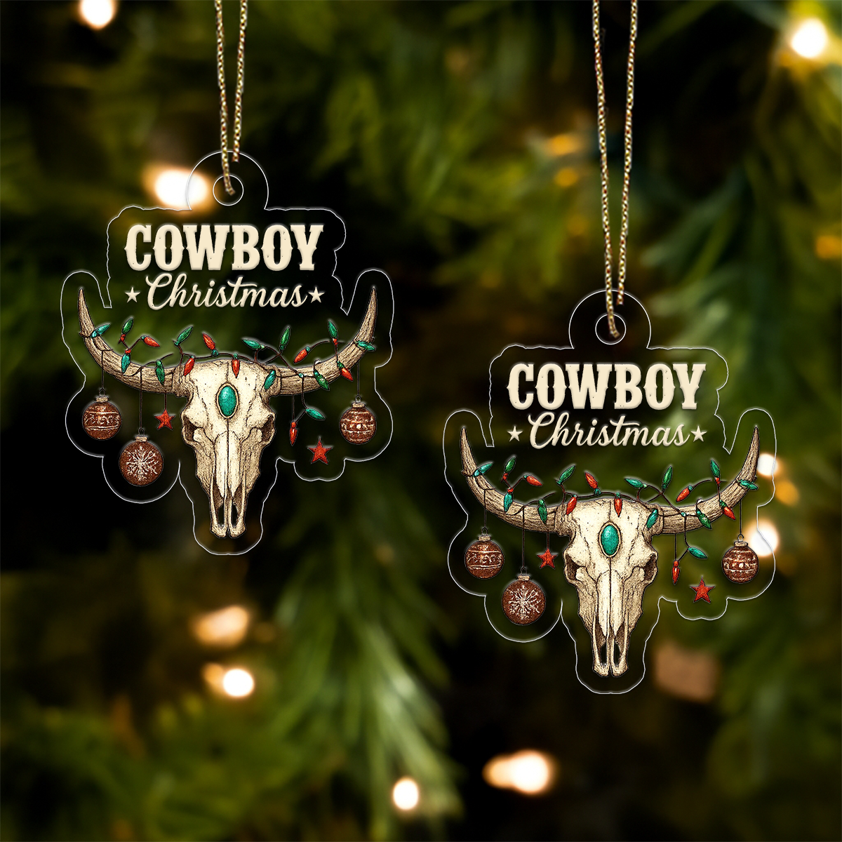 Custom Name Cowboy Christmas