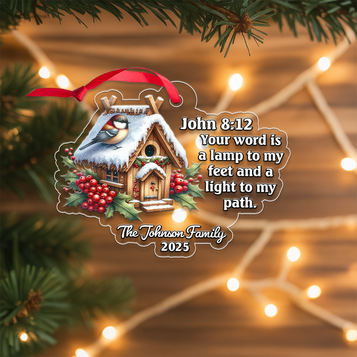 Custom Name Bible Jesus Xmas For Family