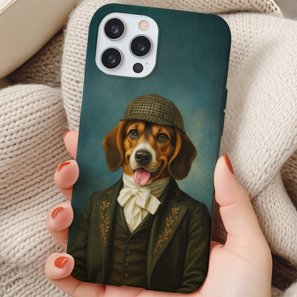 Custom Photo Detective Dog Phone Case Gift For Dog Lovers