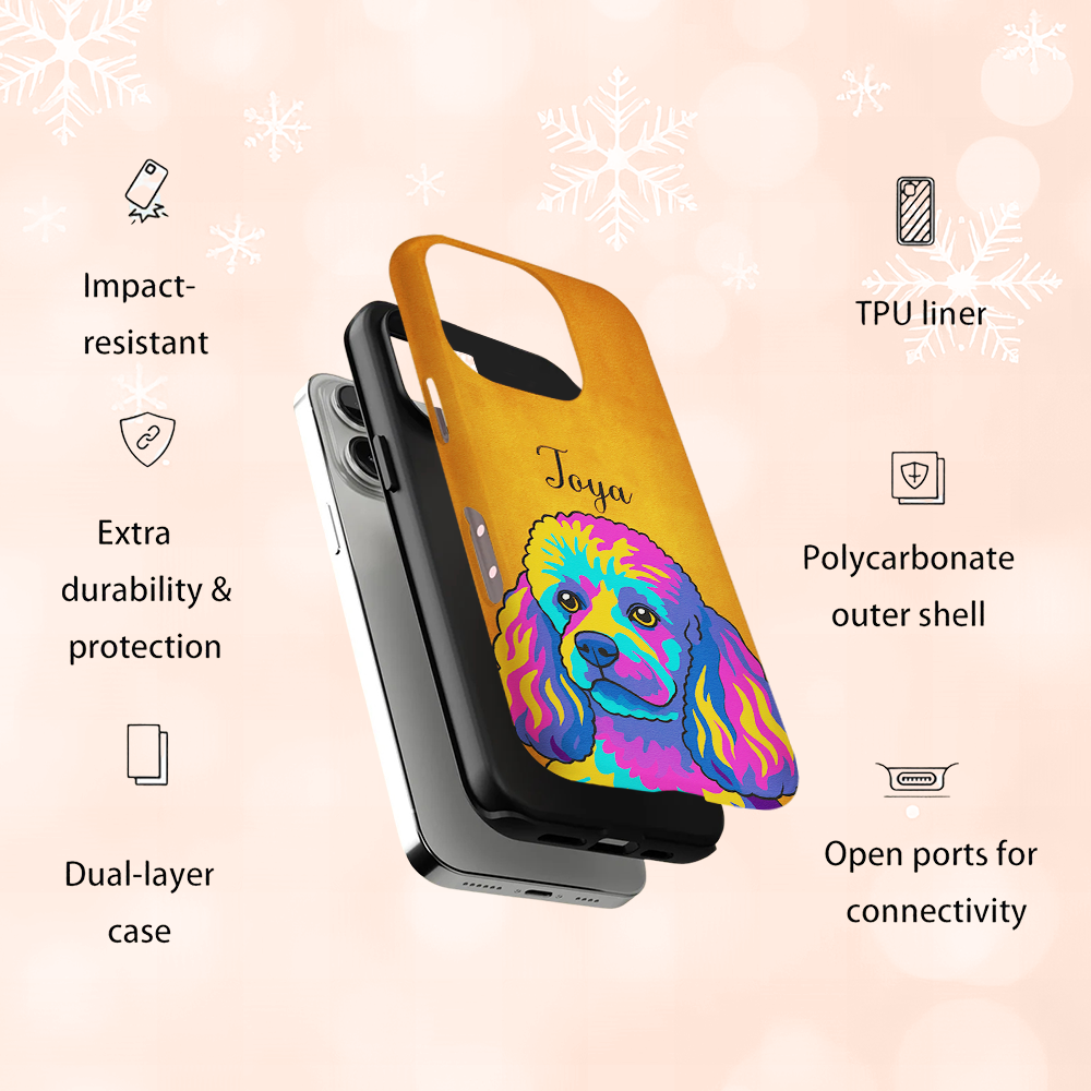 Custom Photo Minimalist Dog Phone Case Gift For Dog Lovers