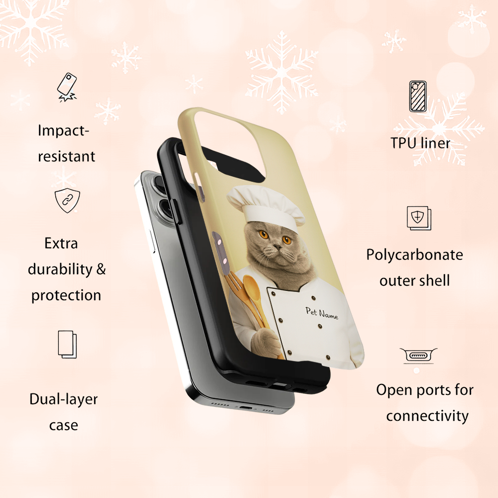 Custom Photo Cat Chef For Cat Lover