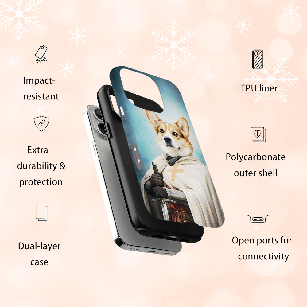 Custom Photo Priest Dog Phone Case Gift For Dog Lovers