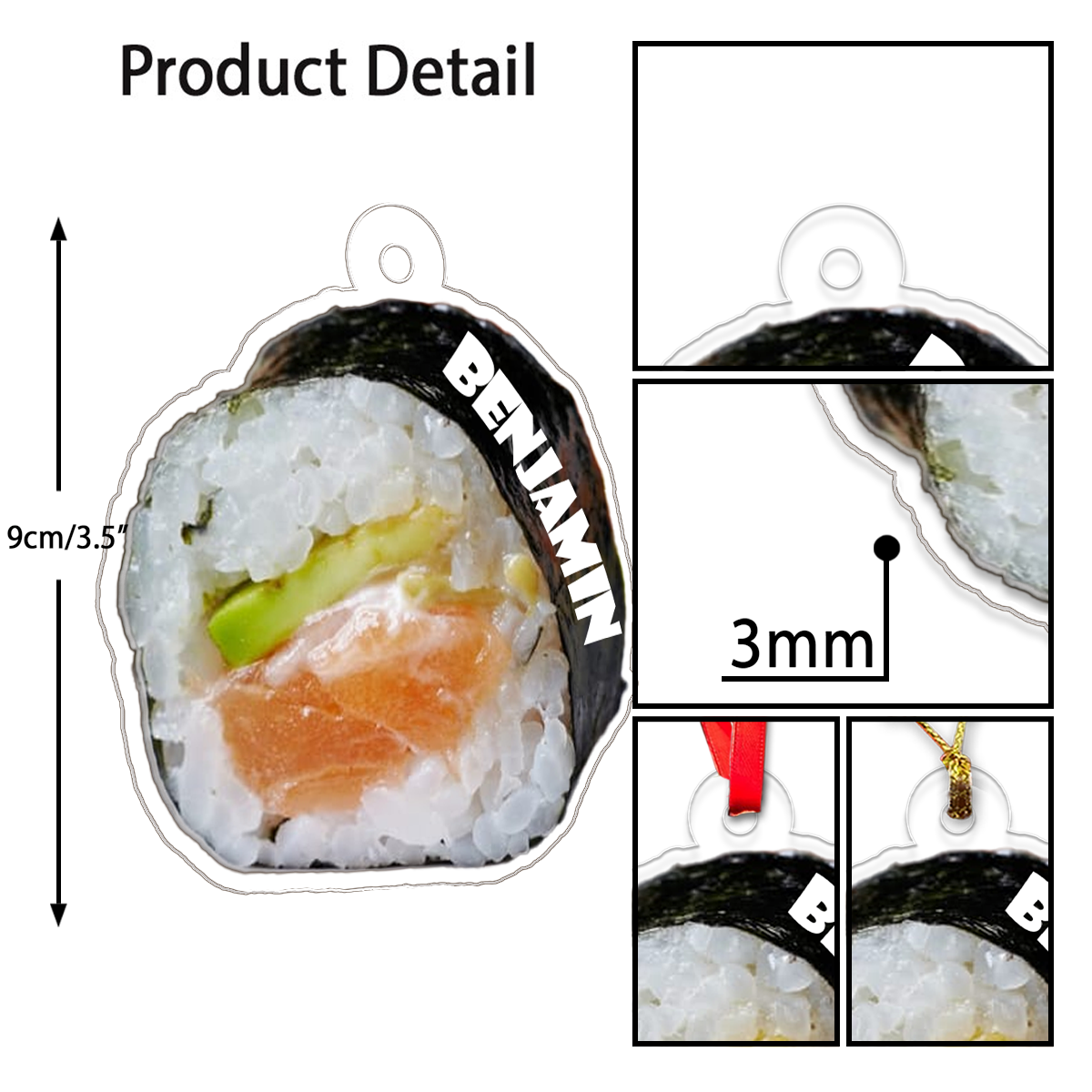 Custom Name Sushi Christmas 1