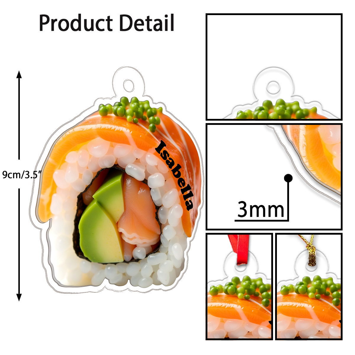 Custom Name Sushi Christmas 2